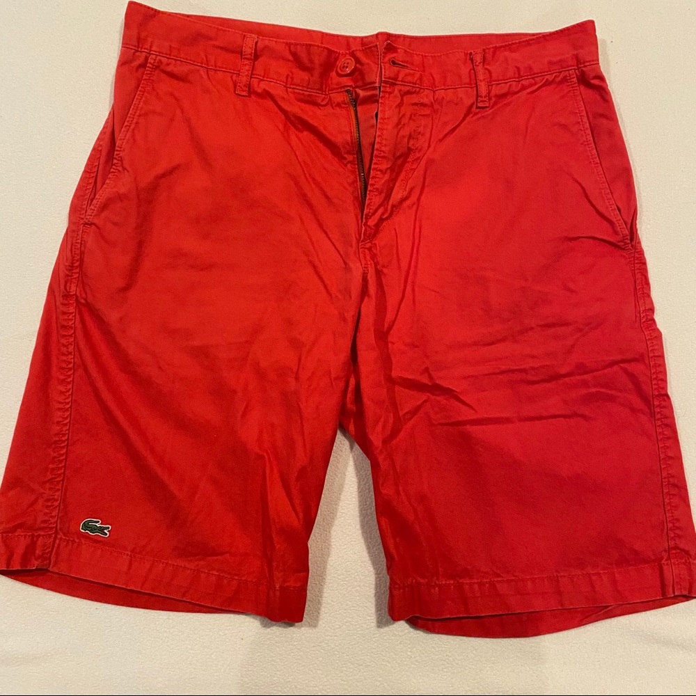 Lacoste Bright Orange Shorts
